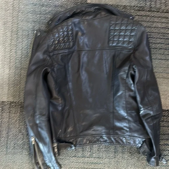 All Saints leather moto jacket - Picture 5 of 5
